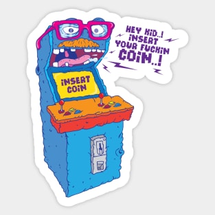 Old Arcade Sticker